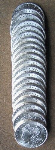 Original Roll P Morgan Silver Dollars Ch Gem Bu Ebay