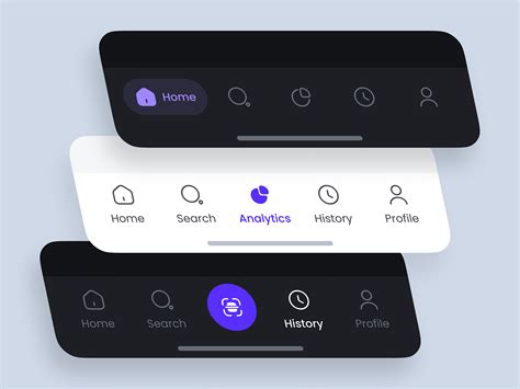 Bottom Navigation Bar By Raafi G On Dribbble