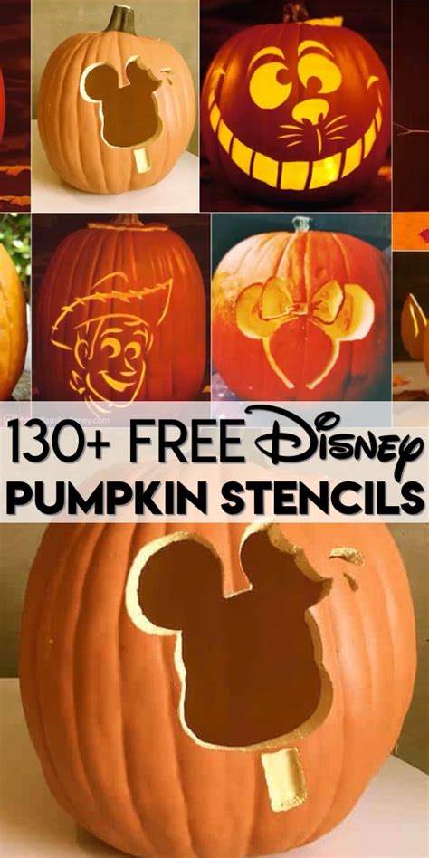 Disney Pumpkin Stencils Artofit