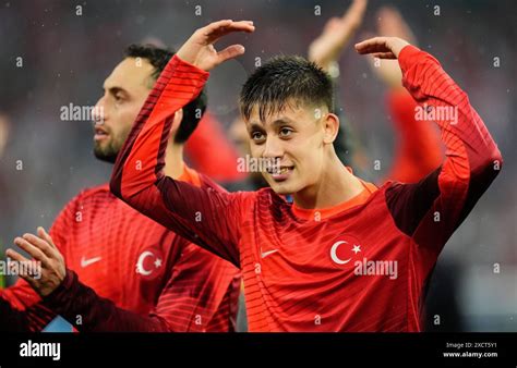 Turkeys Arda Guler Celebrates Their Sides Victory In The UEFA Euro