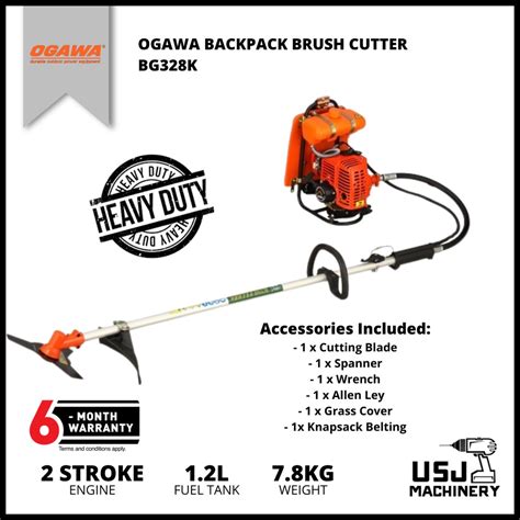 Ogawa Backpack Brush Cutter Bg K Months Warranty Shopee Malaysia