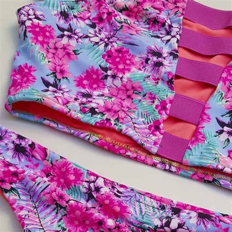 Top Manguitas Lila Talla M Bikini Somos Coquetas