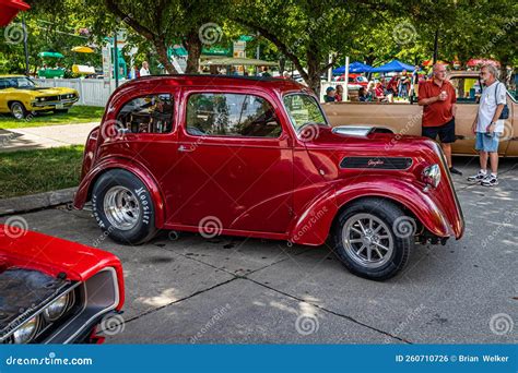 Ford Anglia Pro Street Coupe 1948 Foto Editorial Imagen De Alto