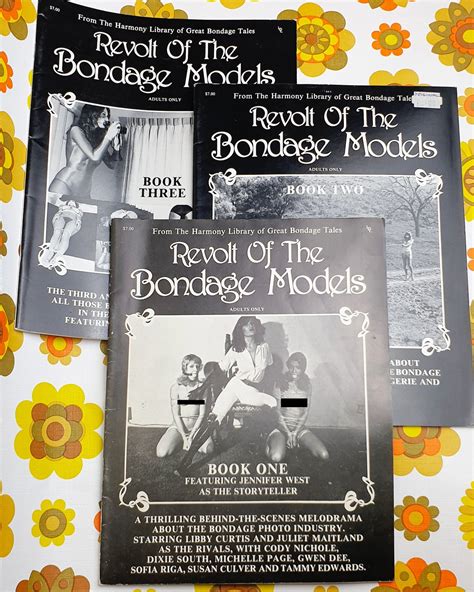 Rare Vintage Bondage Magazine Set Révolte Des Modèles De Etsy