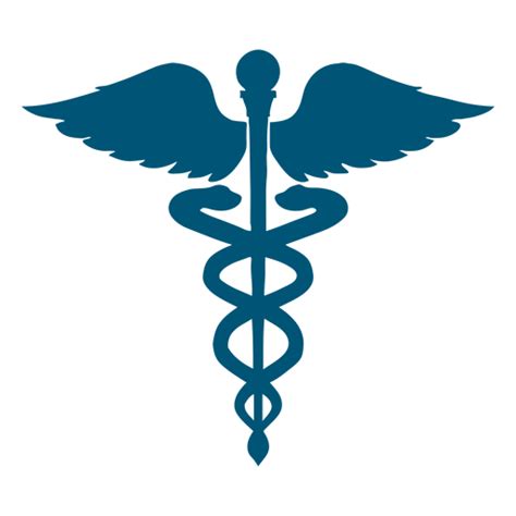 Caduceus Silhouette Monochrome Transparent Png And Svg Vector File