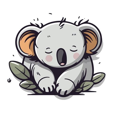 Premium Vector Cute Koala Vector Illustration Of A Cute Koala