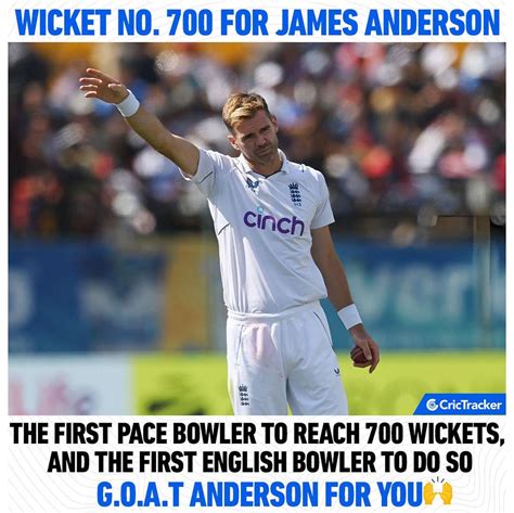 Jimmy Anderson Becomes The First Pacer To Complete 700 Wickets In Test