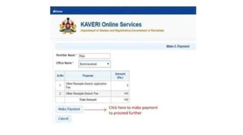 Encumbrance Certificate Online In Karnataka Kaveri April 2023