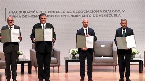 Instan A Gobierno Y Oposición De Venezuela Retomar Diálogo En México