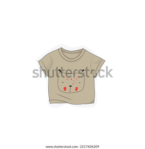 Baby Tshirt Template Cute Design Gray Stock Vector (Royalty Free ...