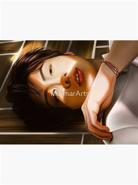 Jungkook Sun Kissed Digital Paiting Sticker For Sale By Marmararts