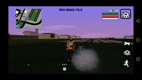 Nyobain Motor Drag Di Gta Sa Andreas Youtube