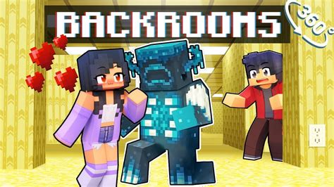 Aphmau Kissed Warden In Backrooms New Boyfriend Minecraft 360° Youtube