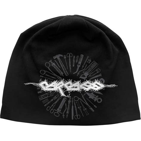 Carcass Tools Jd Print Black Beanie Hat