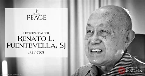 Fr Renato L Puentevella Sj 1924 2021 Philippine Jesuits