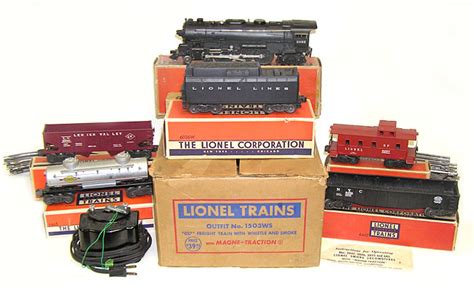 Lionel Postwar Train Set Ws Steam Loco W