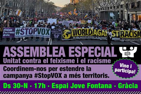 Assemblea Especial Unitat Contra El Feixisme I El Racisme Ravalnet