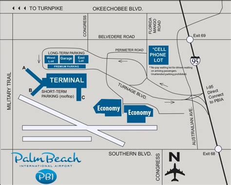 Pbi Airport Terminal Map