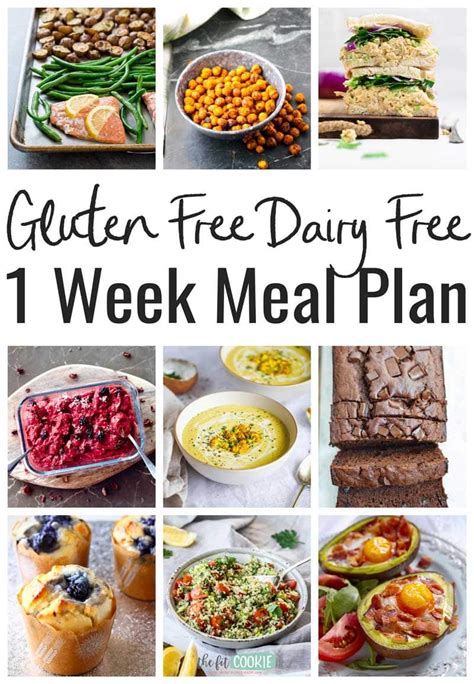 Gluten Free Dairy Free 1 Week Meal Plan 3 • The Fit Cookie