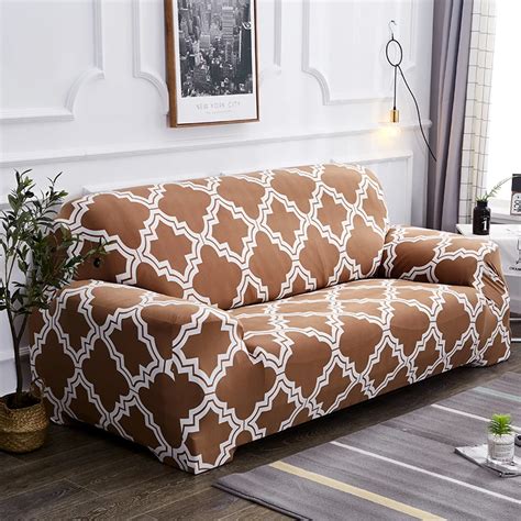 Lellen Geometric Slipcovers Sofa Couch Cover Tight Wrap All Inclusive