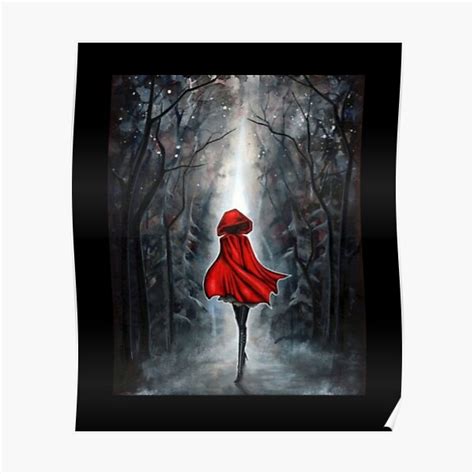 Little Red Riding Hood Poster For Sale By Allartshop Redbubble