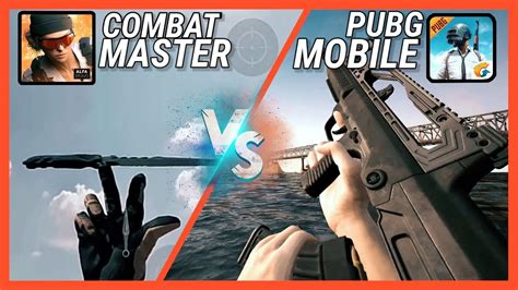 Combat Master Vs Pubg Mobile 😂 Weapon Recoil And Reload Animations Comparison Youtube