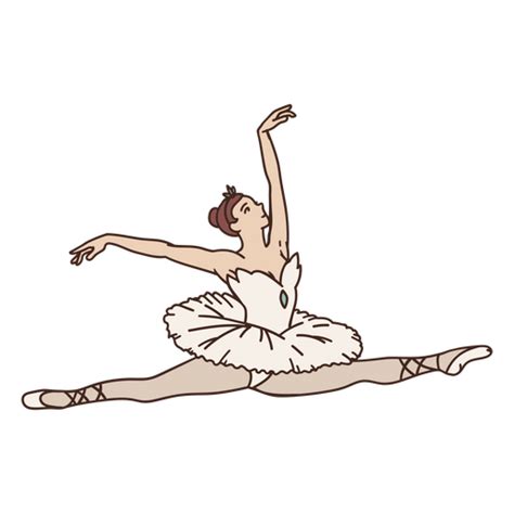 Ballett pose PNG Designs für T Shirt Merch