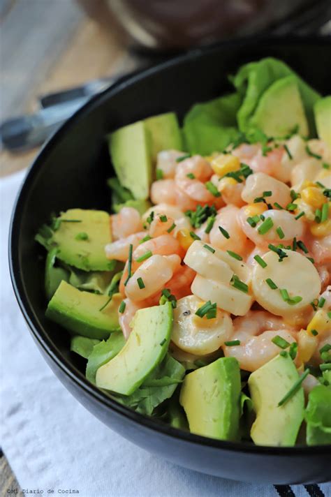 Ensalada De Camaron Y Palmito Mi Diario De Cocina