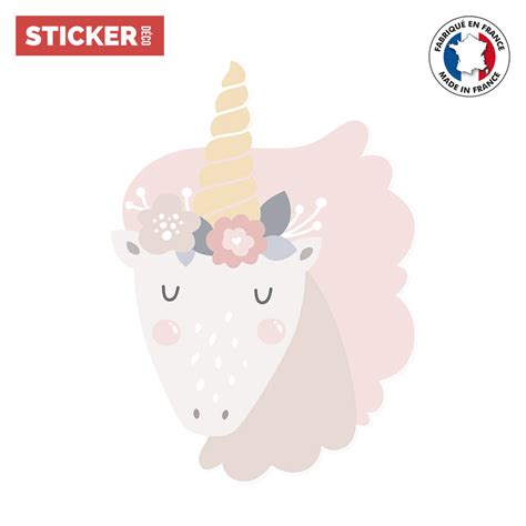 Sticker Licorne Manga Stickers Chambre Enfant Stickerdeco Fr