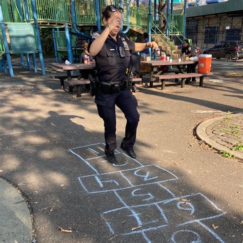 NYPD 84th Precinct On Twitter Great Hopscotch NCO B