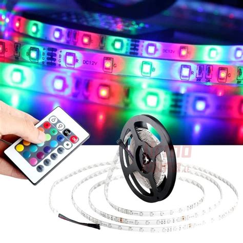 LED Juostos Rinkinys 2835 RGB LED Su Pulteliu 5M