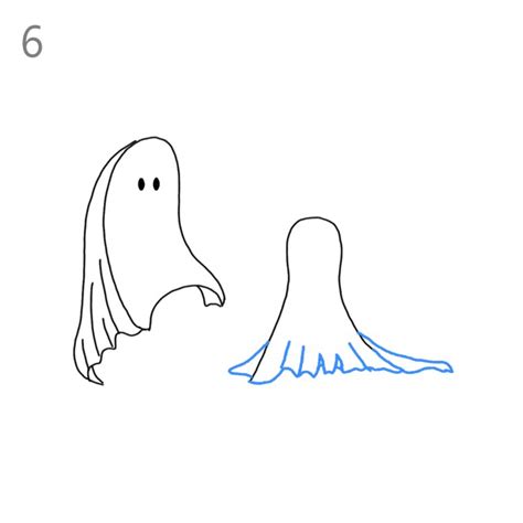 How To Draw Ghosts Step By Step Easy Drawing Guides Drawing Howtos