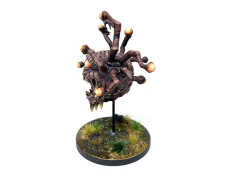 Zombie Beholder Professionally Painted Miniature, 28mm Scale, D&D ...