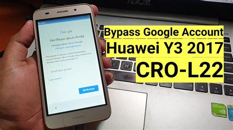 Bypass Frp Google Account Huawei Y3 CRO L22 Senam Jari Tanpa Komputer