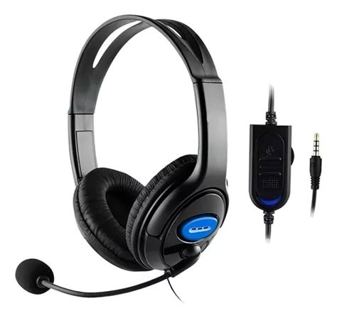 Headset Fone Para Telemarketing Callcenter Mute Usb Cor Azul