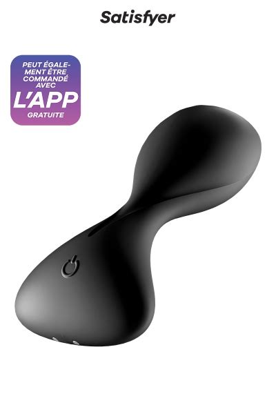 SexeShopGay Votre Sexshop Gay En Ligne Plug Anal Noir Vibrant Et