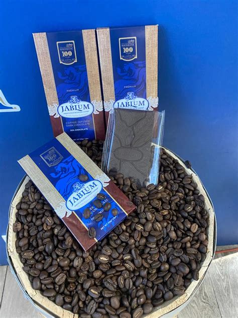 Jablum Blue Mountain Coffee Infused Chocolate Bar 50 Gram Jamaica