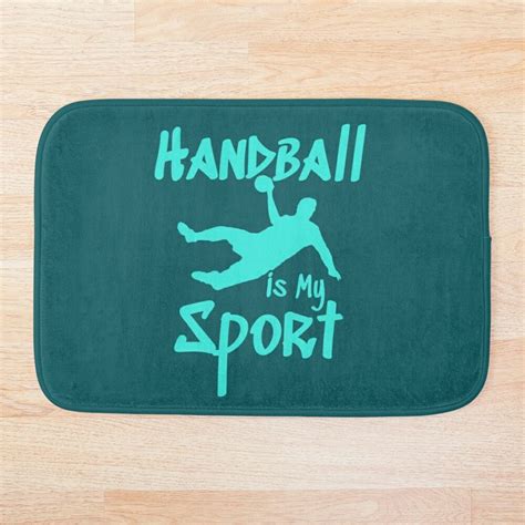 Handball is My Sport das Geschenk für Handballer Badematte von JBell