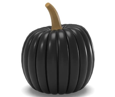 Decorative Black And Gold Pumpkins