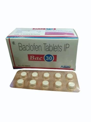 Baclofen Tablets Ip 30 Mg At Rs 211 5 Stripe In Nagpur ID 2852402194973