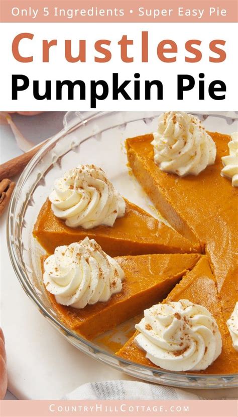 Crustless Pumpkin Pie With Condensed Milk Recipe