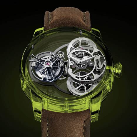 Tiny Purity Tourbillon Nanosaphir Chameleon Amber Green Artya