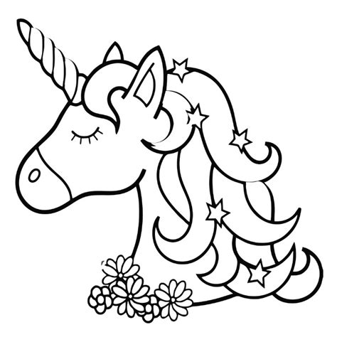 Unicorn With Flowers