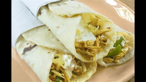 Chicken Stuffed Tortillas Recipe Soft And Creamy Tortilla Wraps