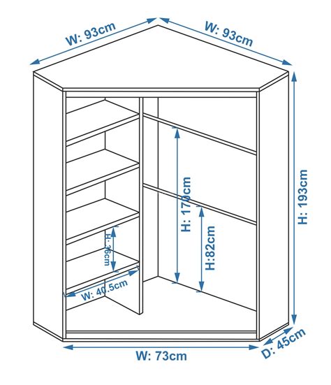 Corner Closet Measurements at Maya Langford blog