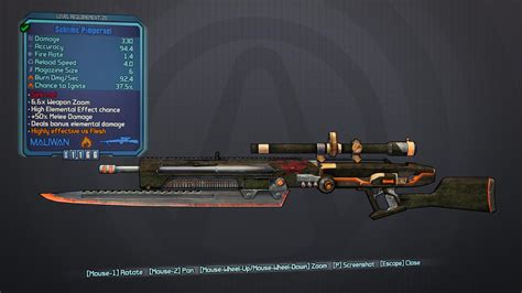 Pimpernelvariant Chart Borderlands Wiki Fandom Powered By Wikia