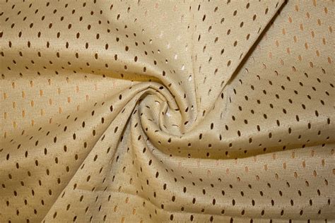 Beige Athletic Sports Mesh Knit 100 Polyester Apparel Fabric Etsy