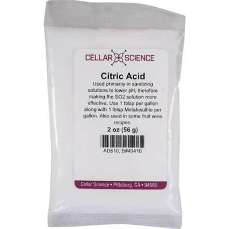 Citric Acid Morewine