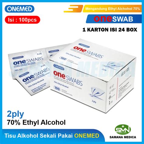 Oneswabs Tisu Alkohol Swab Ply Onemed Isi Pcs Tissue Alcohol