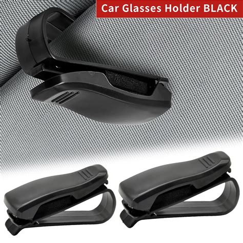 2PCS Universal Car Auto Sun Visor Glasses Box Sunglasses Clip Card